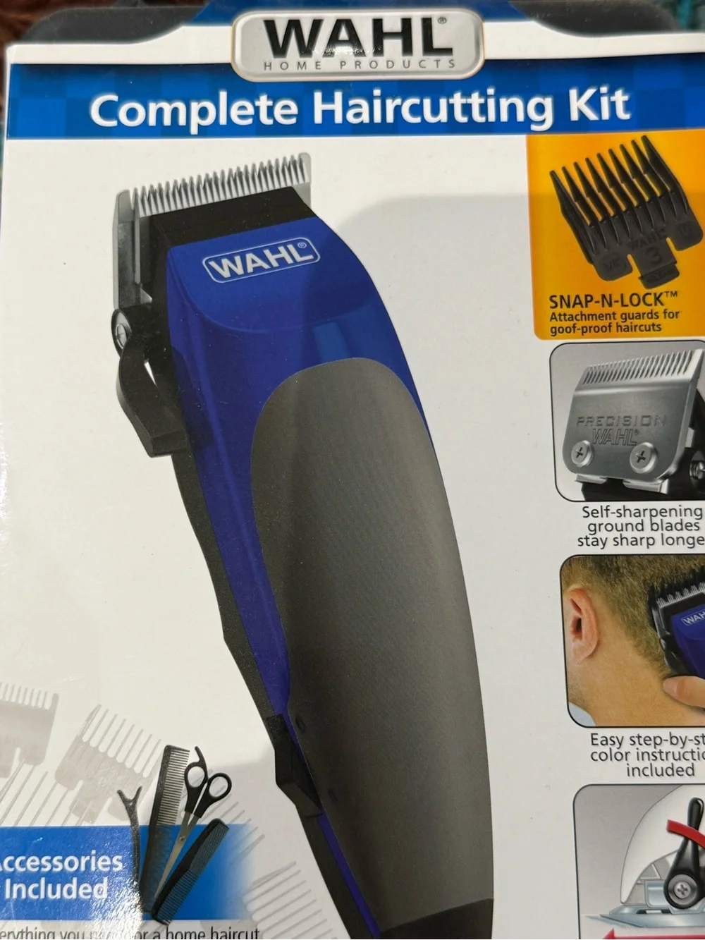 WAHL Complete Haircutting Kit - Blue and gray 2803